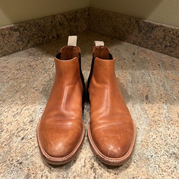 Gordon Rush Men's Mathews light brown leather ankle boots - Picture 2 of 16